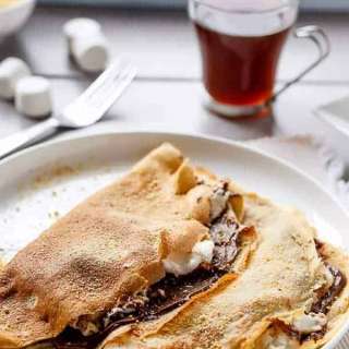 Nutella S'mores Crepes