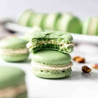 Pistachio Macarons