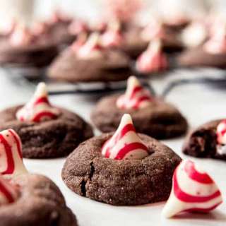 Chocolate Peppermint Blossoms