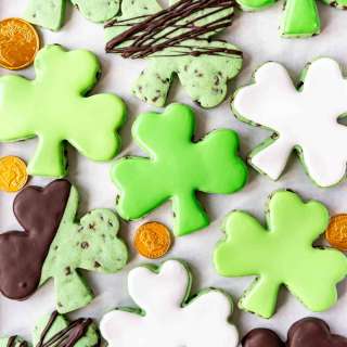 Mint Chip Cut Out Sugar Cookies