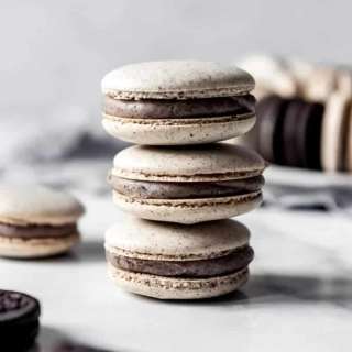 Cookies and Cream Macarons