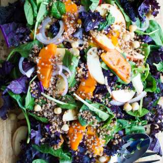 Buckwheat Persimmon Salad
