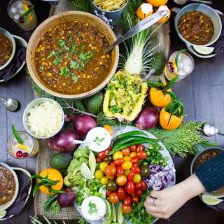Vegetarian Chili Recipe Party and Bar