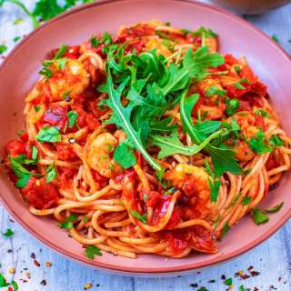 Prawn and Chorizo Pasta