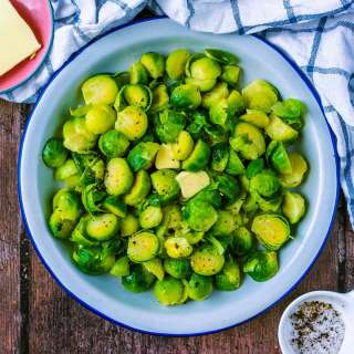 Microwave Brussels Sprouts