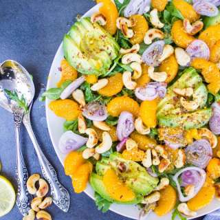 Avocado Orange Salad with Citrus Dressing