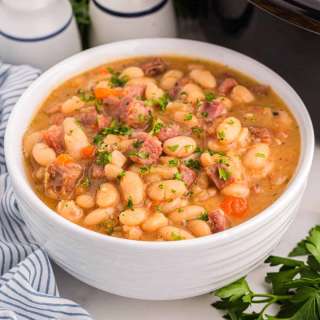 Crockpot Ham and Bean Soup Recipe