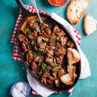 Peri-peri chicken livers