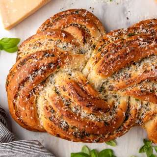 Swirled Garlic Herb Bread