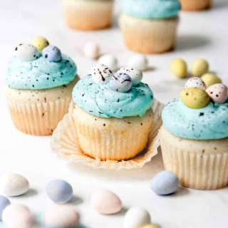 Robin's Egg Easter Cupcakes