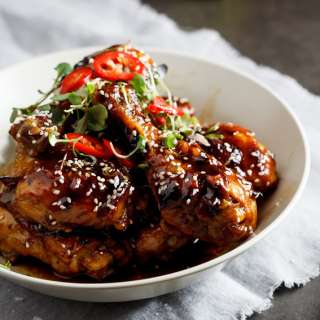 Sticky Sesame chicken