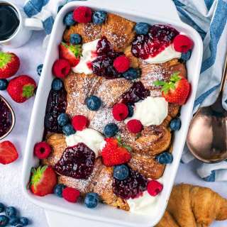 Croissant French Toast Bake