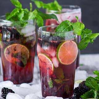 Blackberry Mojito - A Virgin Mojito Recipe