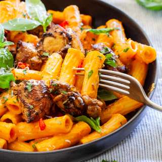 Creamy peri peri chicken pasta