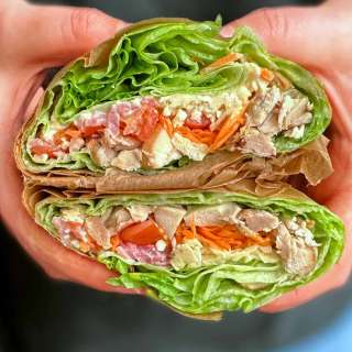 Low Carb Lettuce Wrap Sandwich