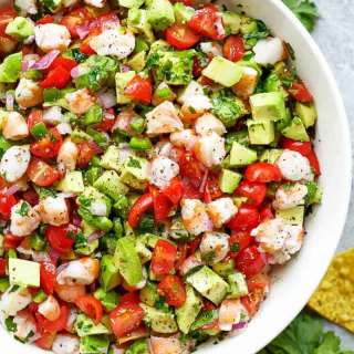 Chunky Shrimp Guacamole