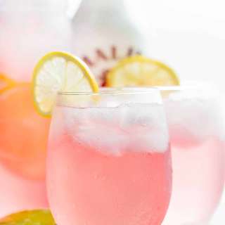 Pink Vodka Lemonade Cocktail