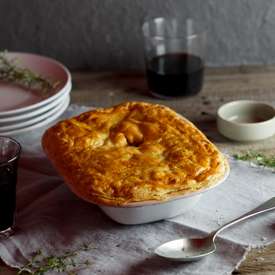 Lamb shank pie