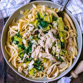 Leftover Turkey Pasta