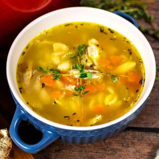Leftover Turkey Soup