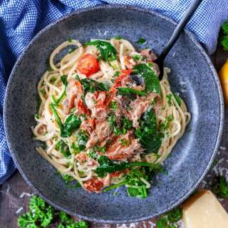 15 Minute Mackerel Pasta