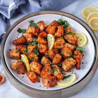 Air Fryer Salmon Bites