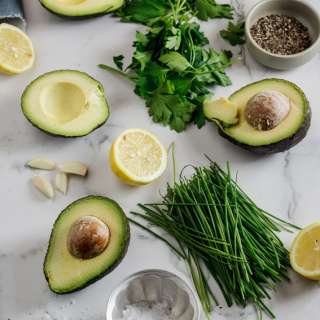 Creamy avocado dressing