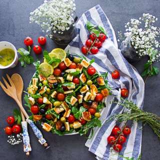 Halloumi Cheese Salad