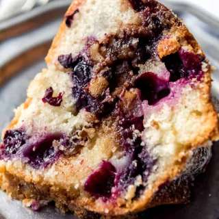 Blueberry Sour Cream Coffee Cake