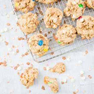Chocolate Rice Krispie Cookies