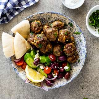 Easy Greek meatballs