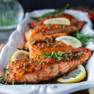Maple Glazed Salmon