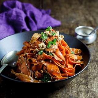 Harissa Carrot salad with Feta cheese