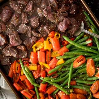 Easy Beef Teriyaki and Vegetables (Sheet Pan Dinner)