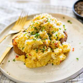 Cheesy Scrambled Eggs