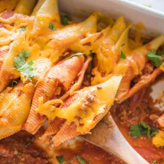 Cheesy Taco Stuffed Shells