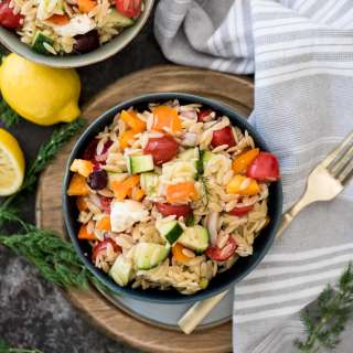 Greek Orzo Pasta Salad