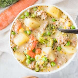 Cheesy Sausage Potato Soup