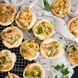 Mini Chicken Pot Pie Bites