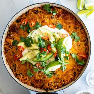 Easy Chicken Enchilada Casserole