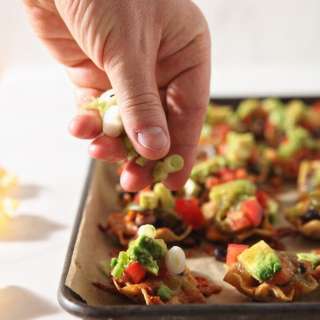 Vegetarian Taco Cups