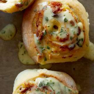 Savory Breakfast Rolls Drizzled with Béarnaise