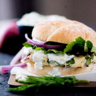 Greek Turkey Burgers with Tzatziki Sauce