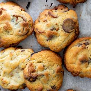 Milk chocolate pretzel cookies