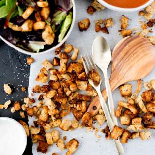 Air Fryer Croutons