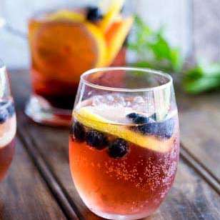 Lemon and Blueberry Punch