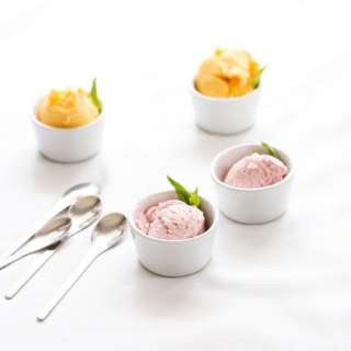 Strawberry and Mint Frozen Yoghurt