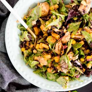 Mason Jar Salad - BBQ Chicken Salad Recipe