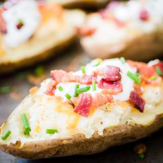 Twice Baked Loaded Potatoes