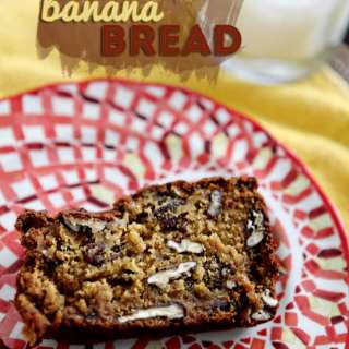 Lower Sugar, Eggless Banana Bread